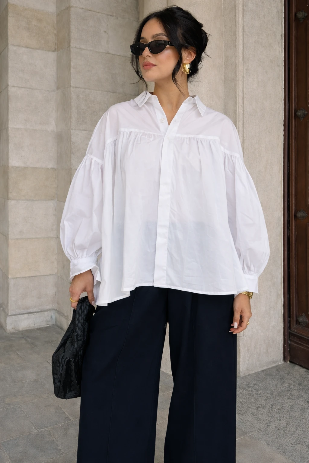 Chemise volant-Blanche — 3