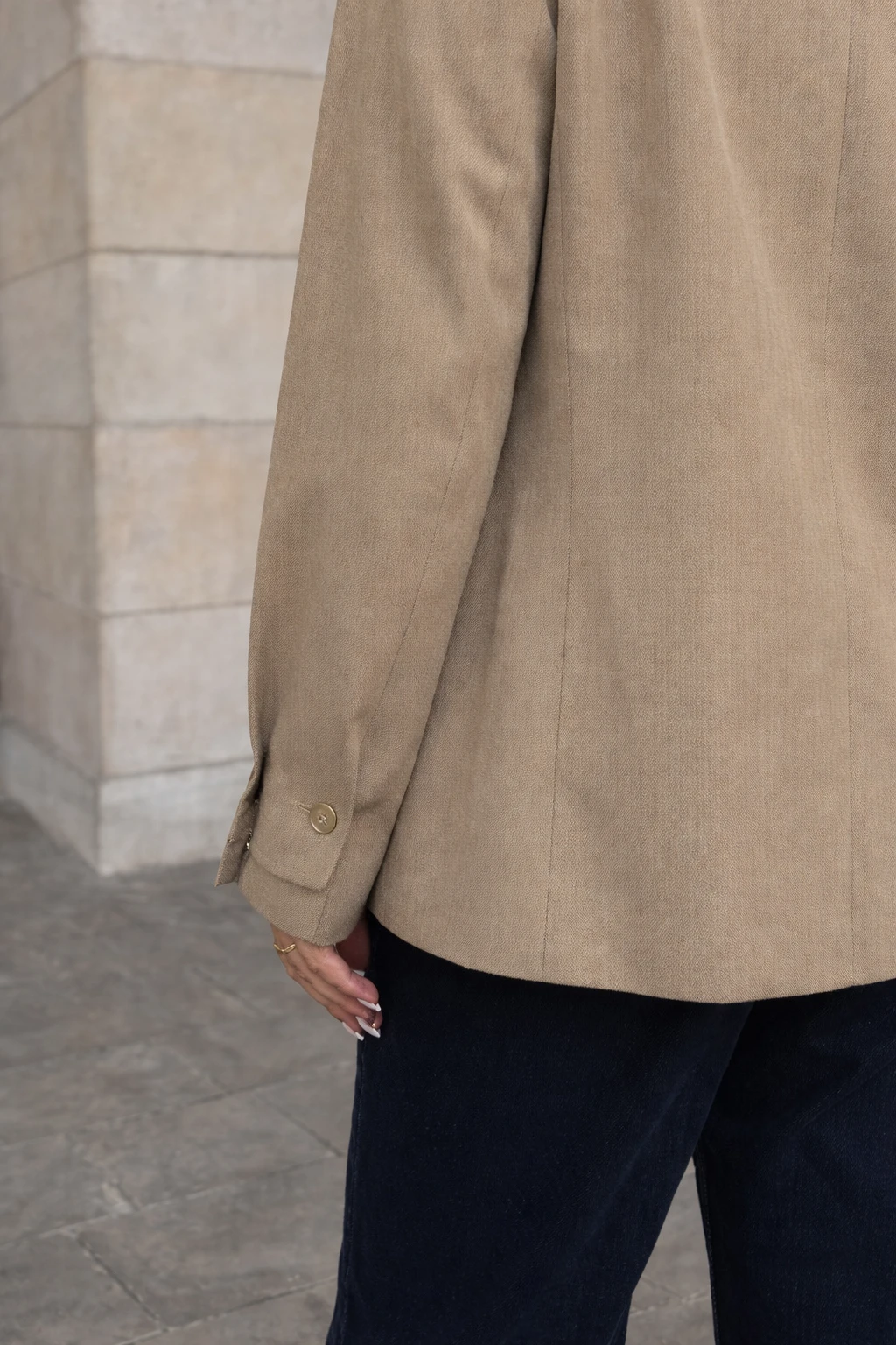 Blazer oversize - Beige  — 4