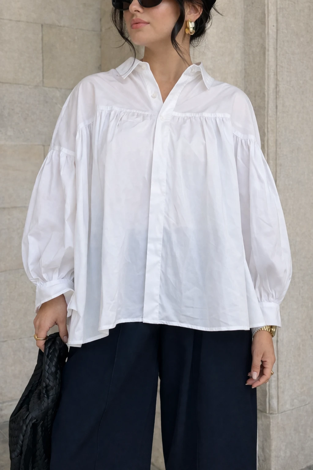 Chemise volant-Blanche - 2